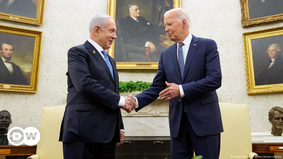 Biden recibe a Netanyahu para abordar cese al fuego en Gaza – DW – 25/07/2024