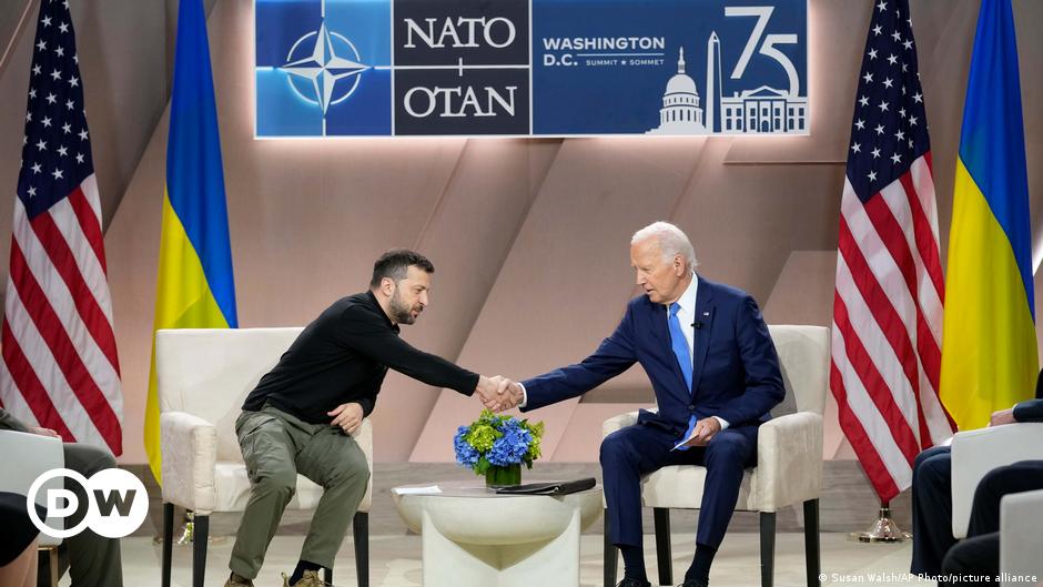Biden tiene otro lapsus y llama "Putin" a Zelenski – DW – 12/07/2024