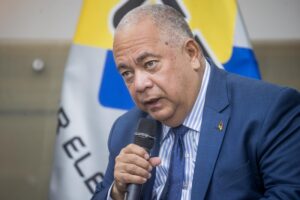 Tras reunión con el Centro Carter: Elvis Amoroso aseguró que el CNE está abierto a la observación internacional en presidenciales, pero “sin injerencia”