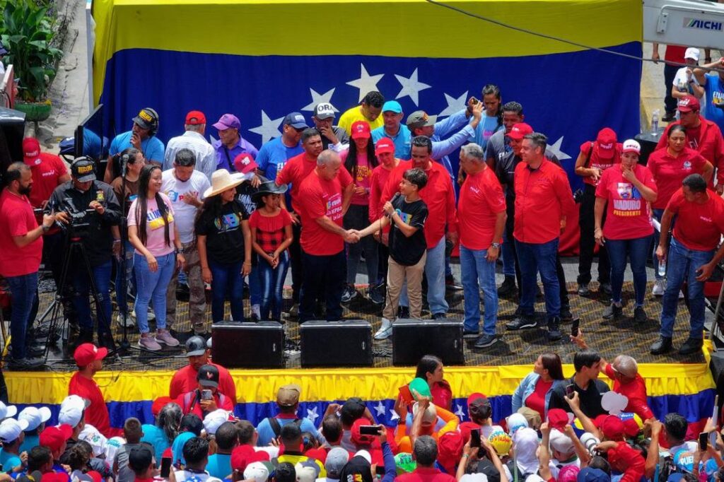 Cabello desde Trujillo vuelve a llamar a Miraflores para el 28 de julio y asegura que encuestas manipulan