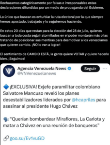Capriles rechaza «falsas acusaciones» de Salvatore Mancuso «difundidas por medios oficialistas»