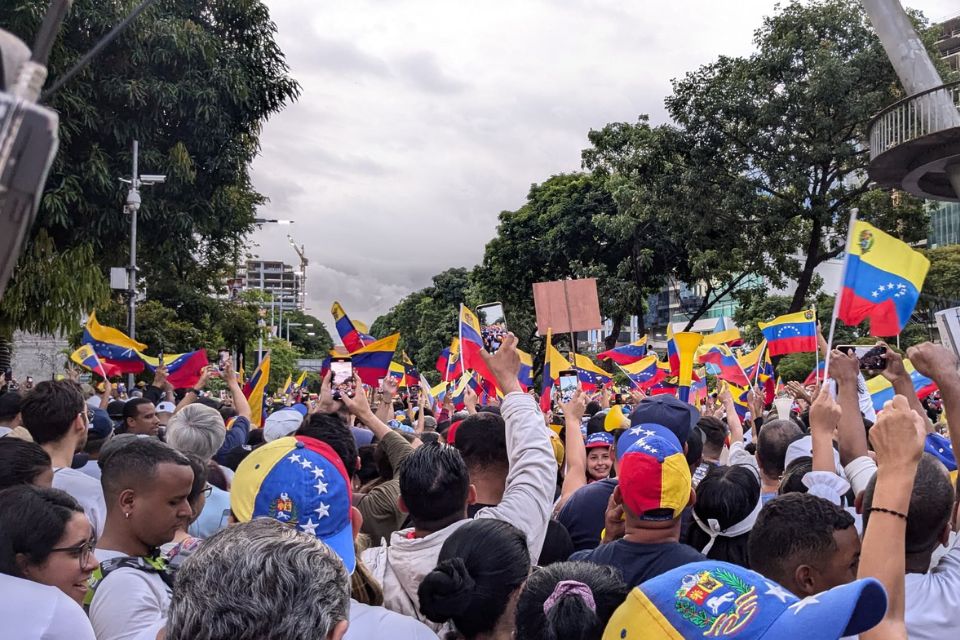 Cierre de campaña electoral en Venezuela