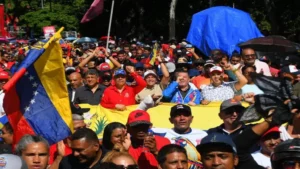 Clase obrera de Venezuela se moviliza en defensa de la paz