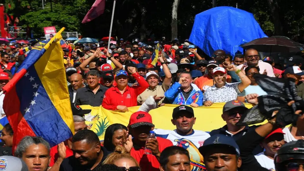 Clase obrera de Venezuela se moviliza en defensa de la paz