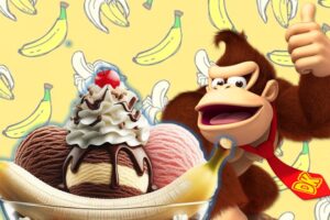 Cómo preparar un delicioso Banana Split al gusto de Donkey Kong
