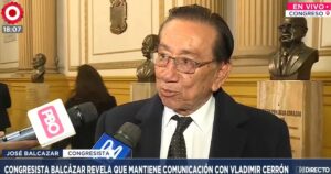 Congresista José Balcázar revela contacto con Vladimir Cerrón y trata de llamarlo en vivo: “Si le marco, él me contesta”