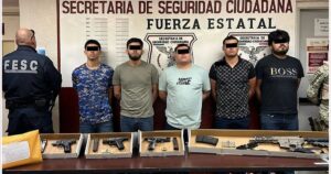 Detienen en Mexicali a cinco integrantes de Los Rusos, brazo armado del Cártel de Sinaloa