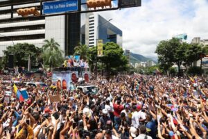 Edmundo González lidera concentración en la sede de la ONU