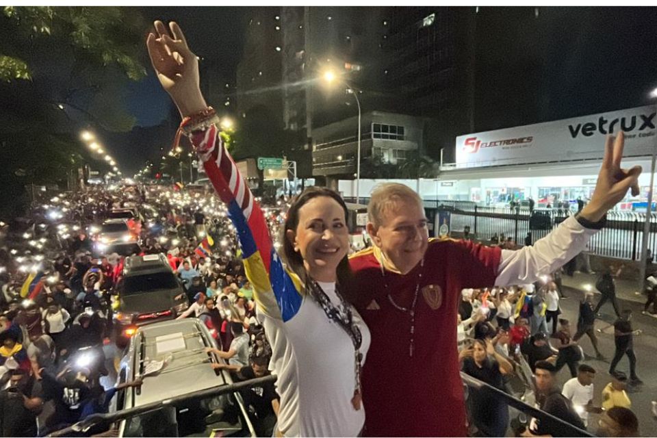 María Corina Machado Edmundo González Urrutia