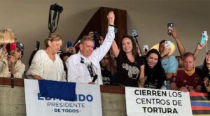 Edmundo González y María Corina Machado le hablaron a la juventud venezolana desde la UCV