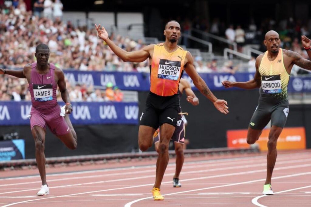 El británico Hudson-Smith bate el récord de Europa de 400 metros con 43.74