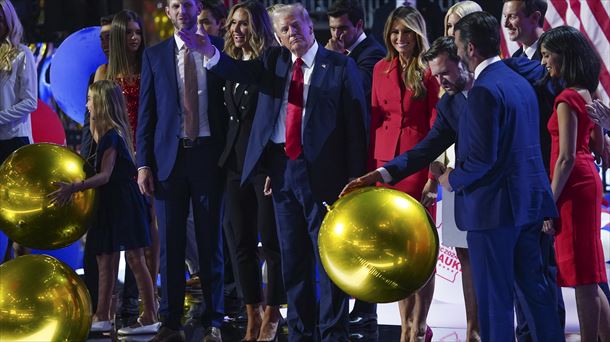 Emotivo discurso de Donald Trump para aceptar su nominación como candidato y tras el atentado en su contra