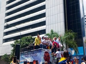 En Fotos | Así fue la llegada de Edmundo González y María Corina Machado a la convocatoria de Asamblea de Ciudadanos