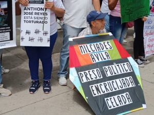 En fotos | Así fue la concentración para exigir la liberación de los presos políticos