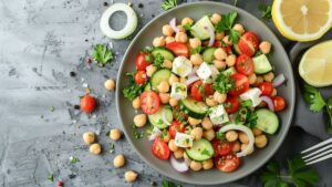 Ensaladas con legumbres de bote listas en 15 minutos