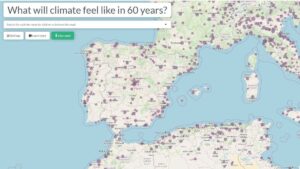 Este mapa te dice qué temperatura va a hacer en tu ciudad dentro de 60 años: los resultados son preocupantes