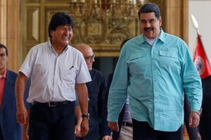 Evo Morales mostró su respaldo a Nicolás Maduro y confía en una victoria del chavismo