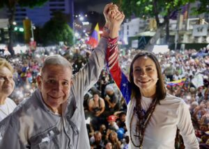 Fotogalería: Las imágenes del cierre de campaña de Edmundo González y María Corina Machado en Caracas (Fotos) - AlbertoNews