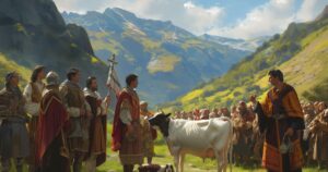 Francia entrega tres vacas a España cada año