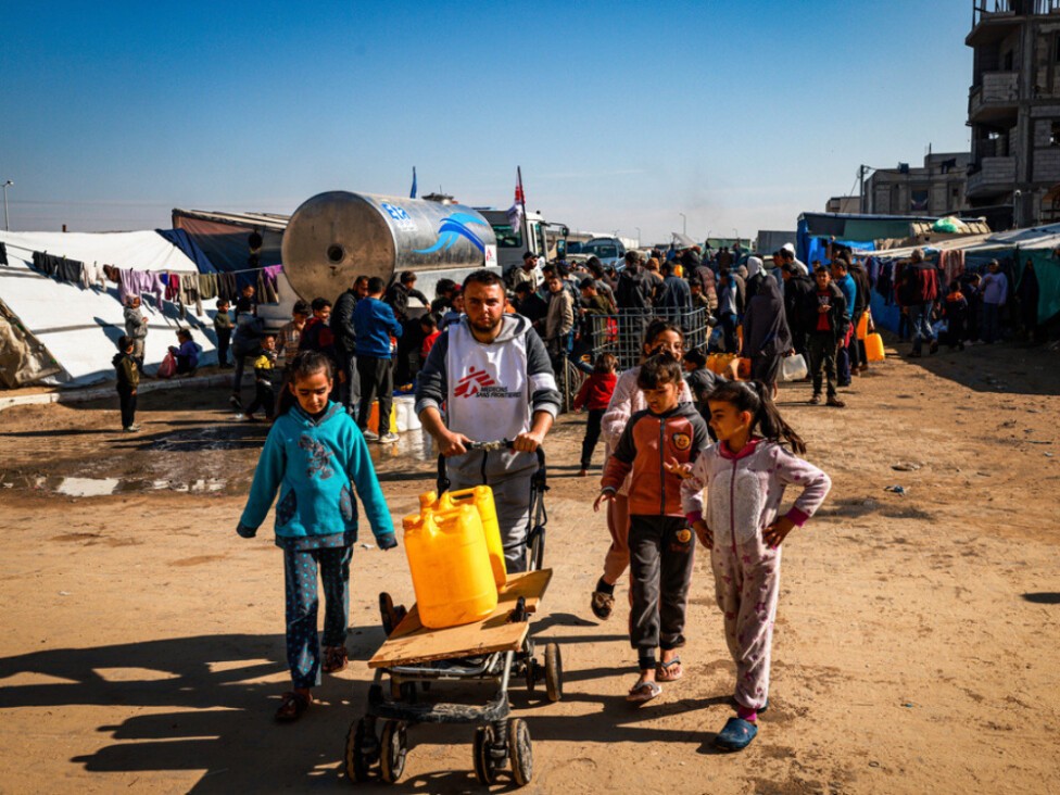 Israel usa el agua como arma de guerra