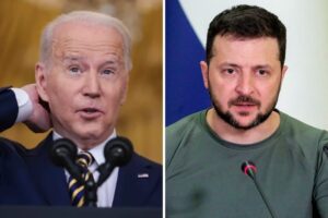 Joe Biden metió la pata al presentar al presidente ucraniano Volodímir Zelenski: lo llamó Putin (+Video)