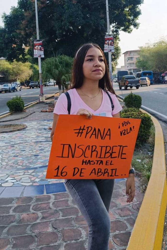 Claudys Mendoza, integrante de Voluntad Popular
