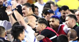 Jugadores de Uruguay investigados por pelea contra Colombia en Copa América 2024