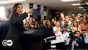 Kamala Harris optimista pese a “mentiras” de Donald Trump – DW – 28/07/2024