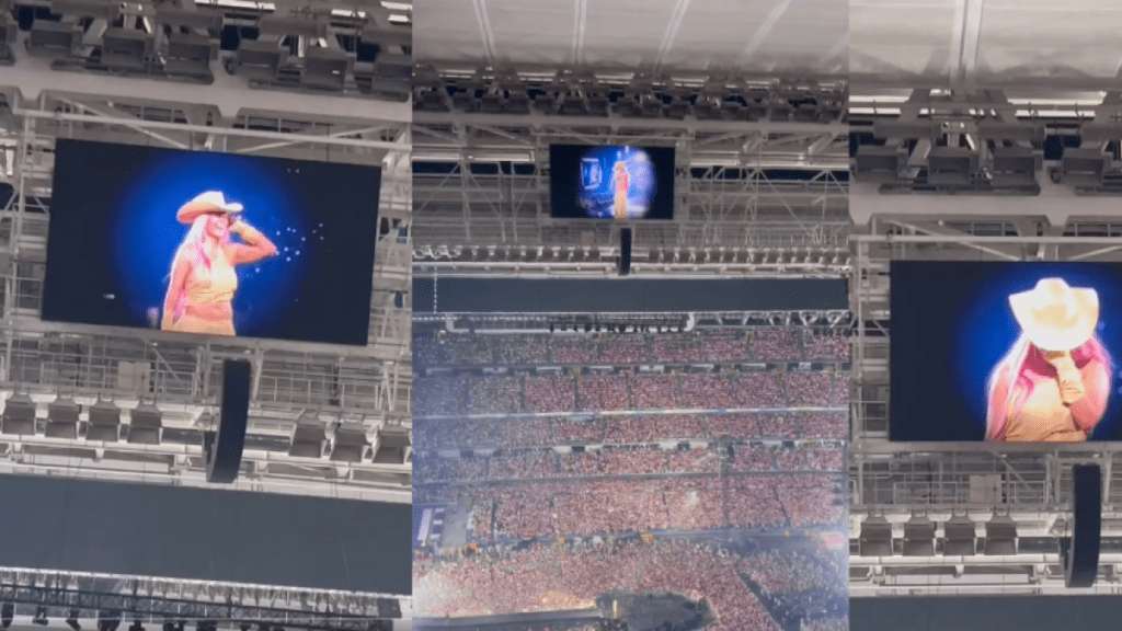 Karol G, conmovida por un aplauso de tres minutos en uno de sus cuatro conciertos con lleno total en el Santiago Bernabéu, del Real Madrid