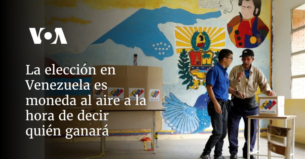 La elección en Venezuela es moneda al aire a la hora de decir quién ganará