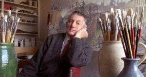 La increíble historia del autorretrato de Norman Cornish, oculto hasta que dieron vuelta el cuadro