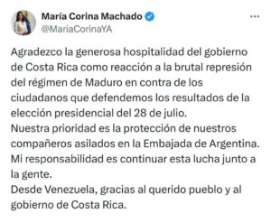 MCM: “mi responsabilidad es continuar esta lucha junto a la gente” | Diario El Luchador
