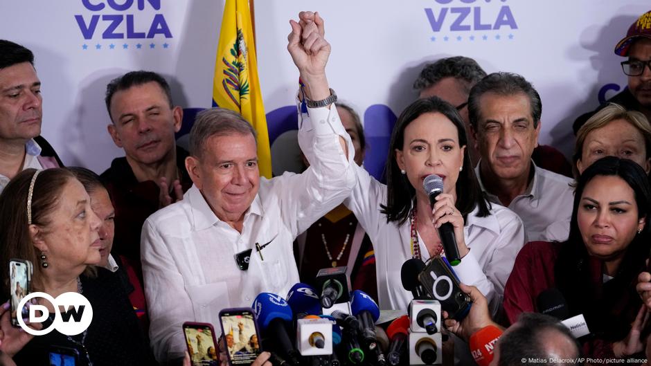 Machado asegura que la oposición ganó elecciones – DW – 30/07/2024