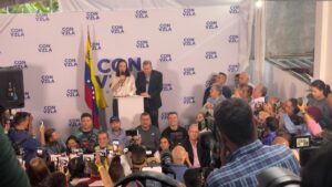 Machado dice que la Plataforma Unitaria tiene 73.20% de las actas que ratifican victoria de Edmundo González Urrutia