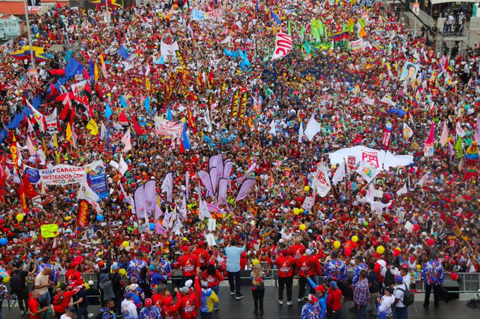 Maduro en cierre de campaña en Caracas: Sé que este pueblo no le fallará a la historia