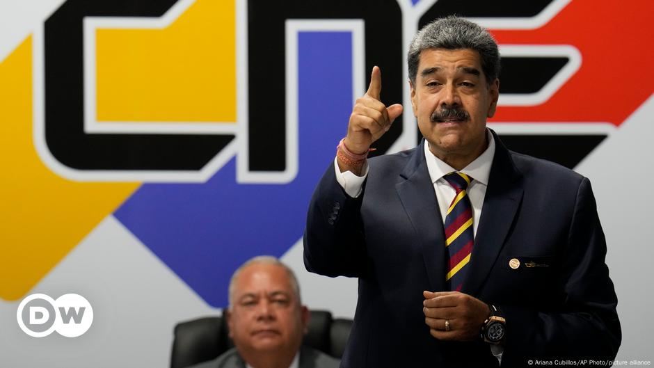 Maduro reelegido presidente con 51,2% de votos, según el CNE – DW – 29/07/2024