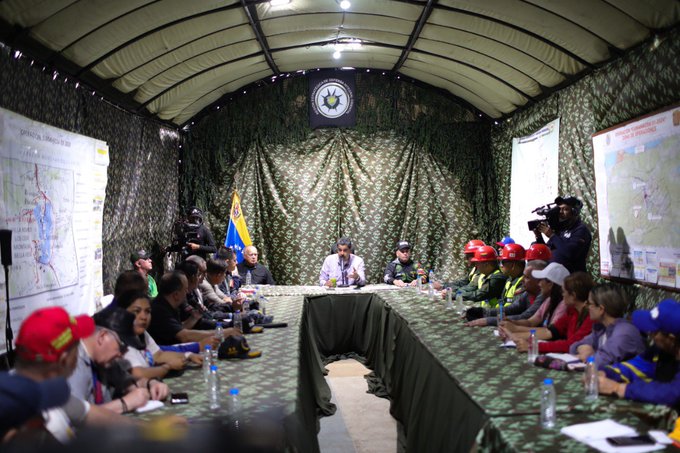 Maduro visitó Cumanacoa y pidió duplicar esfuerzos para recuperación