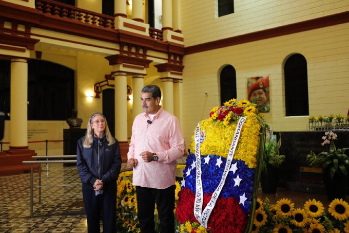 Maduro visitó el Cuartel de la Montaña por los 70 años de Chávez
