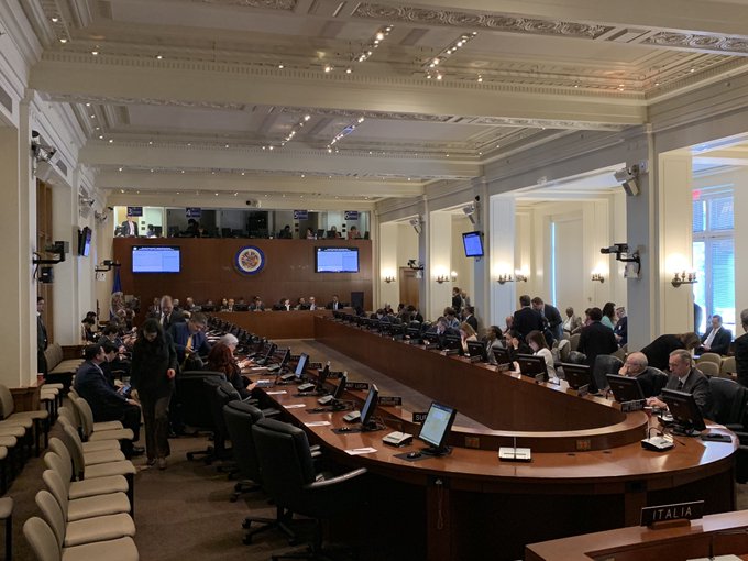 María Corina Machado agradece el respaldo de ocho cancilleres en el Consejo de la OEA - AlbertoNews