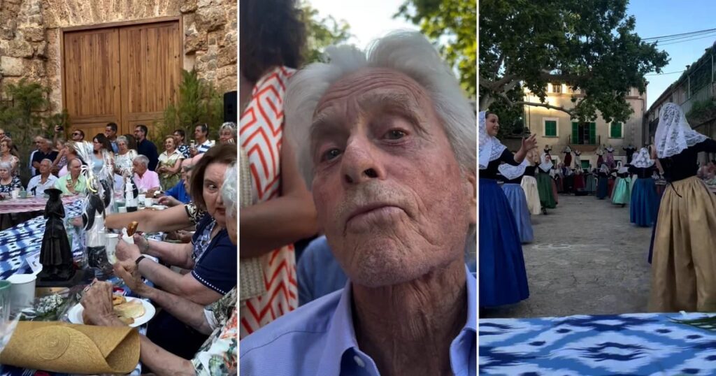 Michael Douglas celebró anticipadamente su cumpleaños 80 en la isla de Mallorca