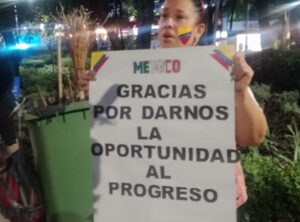 Migrantes venezolanos en México exigen el conteo de votos a Nicolás Maduro - AlbertoNews