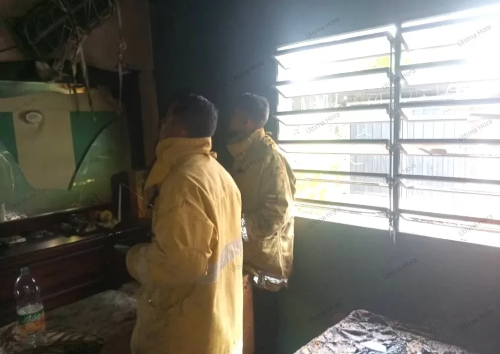 Muere mujer durante un incendio registrado en su vivienda