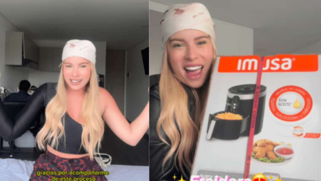 Ornella Sierra compartió en redes cuáles fueron sus primeras compras para su apartamento: 'Quiero ponerlo todo rosado'