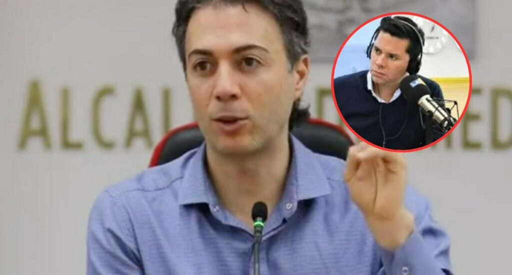 Pelea entre Luis Carlos Vélez de La FM y Daniel Quintero, exalcalde de Medellín