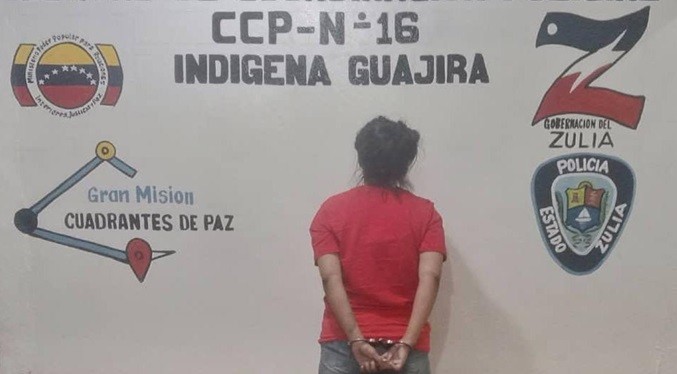 Presa mujer por usurpación de identidad en Sinamaica