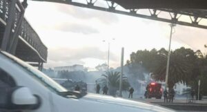 Protestas Nacional; bloqueos en Calle 26, cierran estaciones de Transmilenio