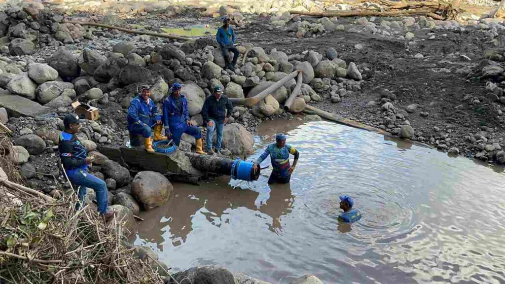 Restablecen distribución de agua en Cumanacoa
