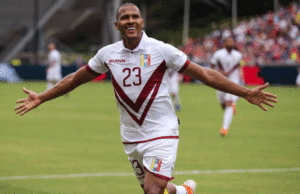 Rondón amplió récord de goles de la Vinotinto