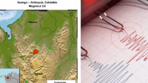 Temblor superficial en Antioquia durante la madrugada de este sábado 27 de julio: epicentro y magnitud