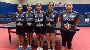 Tenis de mesa femenino guaireño clasifica a los JDNJ